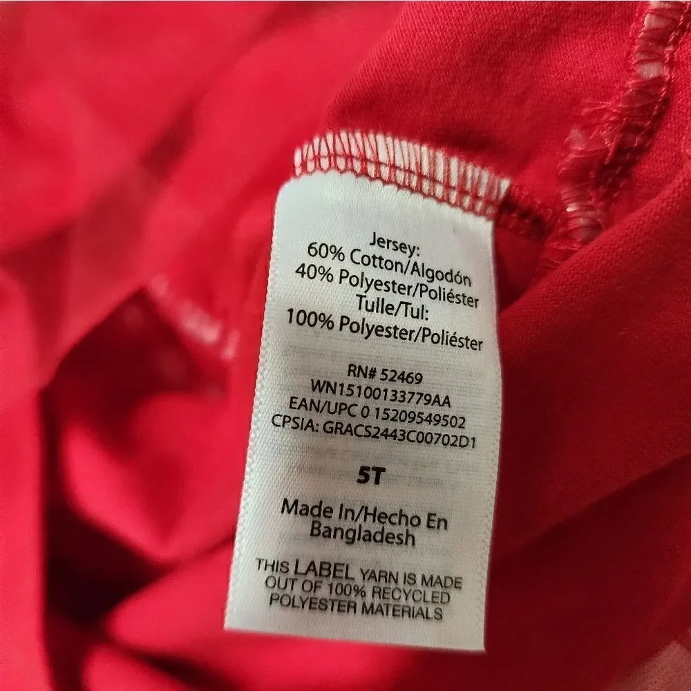 Nwt Wonder Nation Valentine's Day Girls Dress 